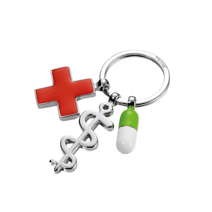 Home And Bar: Medical Charms Keyring