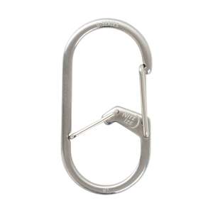 Keyrings: G-Series Dual Chamber #2 Stainless Steel Carabiner