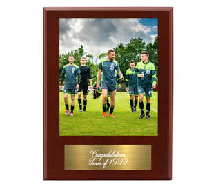 Christmas: Photo Plaque Back