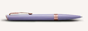 Business: Parker Pen Meridian Lilac Rose Gold Trim Parker Ball Point Pen