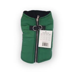 Dog Coats Jackets: ZIP-UP DOG PUFFER VEST