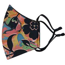 Parisian with Liberty Face Mask - Floral Marble