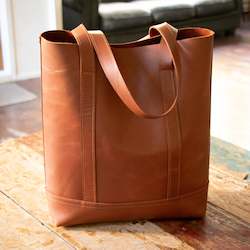 Wallets Leather Goods: Everyday Leather Tote - Tan