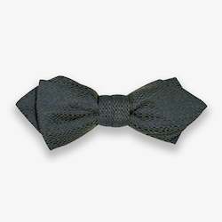Olive Navy Textured Bow Tie
