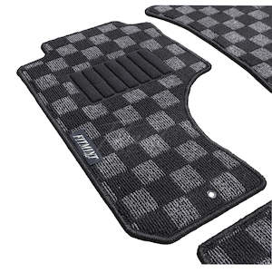 Chequer Floor Mats: CHECKER Floor Mats Nissan Silvia S13 / 180sx / 240sx (LHD)