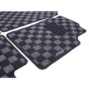 Chequer Floor Mats: CHECKER Floor Mats Nissan Pulsar / Sentra ( N15 ) 1995 - 00