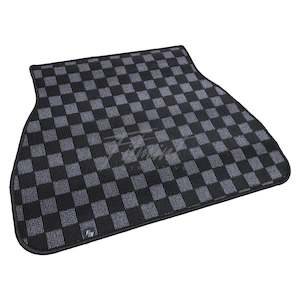 Chequer Boot Mats: Mazda FD RX7 1991 - 02 - Checker Boot Mat