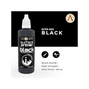 Scale 75: Black Surface Primer 60ml