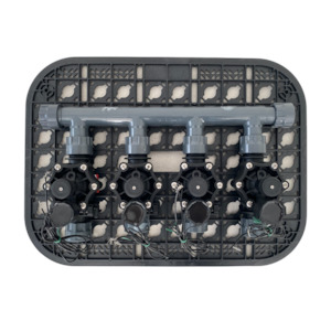 4 Zone Pre-assembled Rack Kit 113 with 4 RN 155 24VAC Solenoid Valves