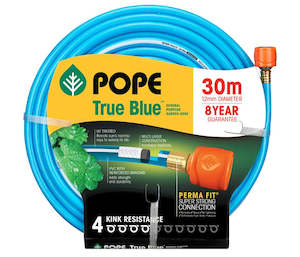 Pope True Blue Garden Hose (12mm) | Fitted 30m