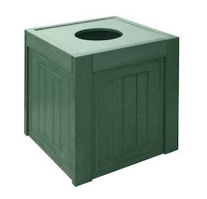 Standard Golf: Standard Golf 10-Gallon (38 L) Recycled Square Trash Container