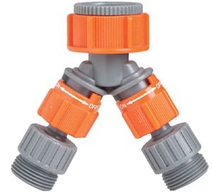 Tap And Hose Connectors: Pope Plastic 2 Way Swivel Tap - Threaded