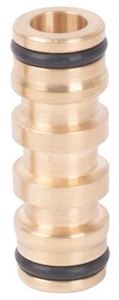 Pope 18mm Brass 2-Way Hose Coupler