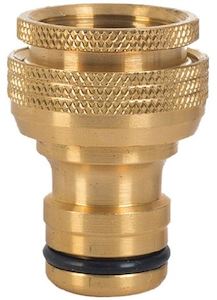 Tap And Hose Connectors: Pope 18mm Brass Universal Tap Adaptor