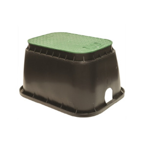 Valve Box: RAIN PZRM-111 Small Rectangular Valve Box ( 310mm Lid x 217mm Depth x 400mm Base )