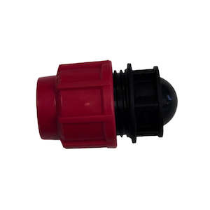 MDPE End Cap - Red