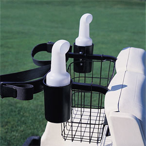 Divot Mix Storage: Standard Golf Cart-Mounted Seed And Soil Caddie