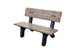 Fixtures Benches: Standard Golf Rock Island Back Bench