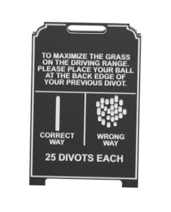 Standard Golf Deluxe Divot Easel
