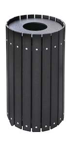 Golf Course Trash Containers: Standard Golf Recycled Round Trash Containers