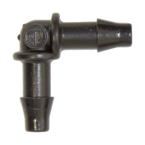 Rain 4mm Barbed Elbow