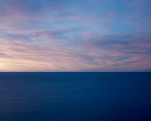 Seascape #11 (Orange Dawn with Clouds)