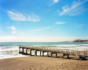 Evanescent Monuments: Outlet Pipe, Lake Grassmere Saltworks, Marlborough