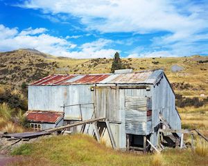 Golden Point Stamping Battery, Macraes Flat, Otago