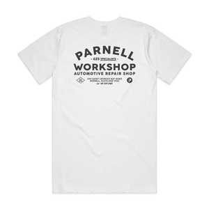 Mens Classic Tee Workshop White - Parnell Workshop