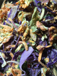 Welcome: Freeze-dried vegetable chop