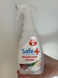 New: Safe4 Disinfectant Cleaner