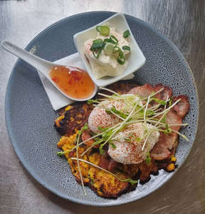 Sweet Corn Fritters - Full and 1/2