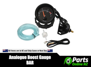 52mm 2" 12V Boost Gauge Meter (BAR) Analogue