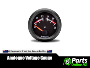 Gauges: 52mm 2" 12V Voltage Gauge Meter Analogue