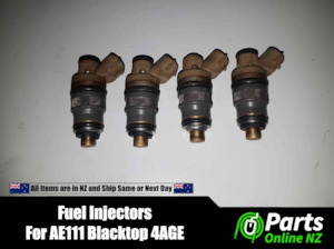 4age Parts And Accessories: 4AGE 20V 4A-GE Blacktop Injectors AE111 Levin Trueno