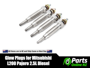 4wd Parts And Accessories: 4pcs Glow Plug MITSUBISHI PAJERO Mitsubishi Challenger L200 L300 2.5 Diesel 4D56