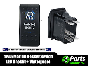 4wd Parts And Accessories: Waterproof Rocker Switch AWNING LIGHTS for 4WD Off Road Marine