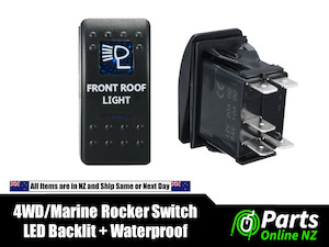 4wd Parts And Accessories: Waterproof Rocker Switch FRONT ROOF LIGHT for 4WD Off Road Marine