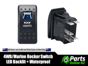 4wd Parts And Accessories: Waterproof Rocker Switch ROOF LIGHTS for 4WD Off Road Marine