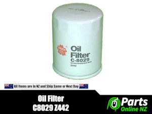 Oil Filters: Oil Filter C8029 Z442 Sakura Nissan Skyline Cube Pulsar Navara Micra