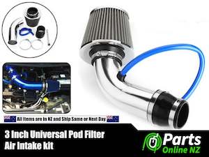 Performance Parts: 3 Inch Universal Car Pod Filter Air Intake Aluminum Induction Pipe Kit & Hoses