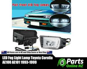 Replacement Light: 1 Pair Front Bumper LED Fog Light Lamp for Toyota Corolla AE100 AE101 1993-1999