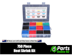 Consumable Assortments: Heat-Shrink Tubing Kit – 750pcs Heat Shrink Tube Set