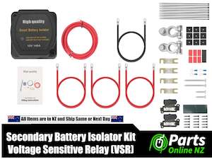 4wd Parts And Accessories: Voltage Sensitive Relay (VSR) 12V 140A Dual Battery Kit