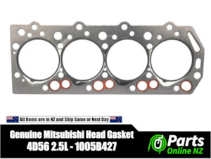 Gaskets: Genuine Mitsubishi Head Gasket for 2.5L 4D56 - 1005B427