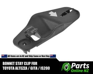Featured: Bonnet Stay Clip for Toyota Altezza / Altezza Gita