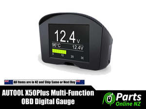 Obd2 Scanners And Huds: AUTOOL X50Plus Multi-Function Car OBD Digital Meter
