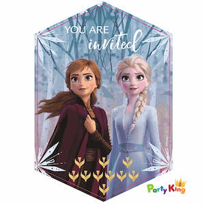 Frozen 2 Shape Invitations