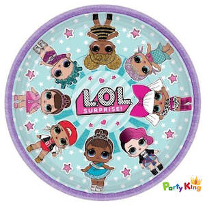 LOL Surprise 23cm Round Paper Dinner Plates