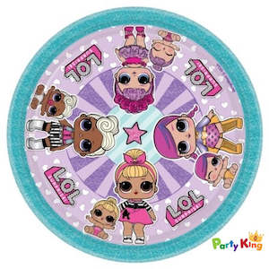 Lol Surprise: LOL Surprise 17cm Round Paper Lunch Plates